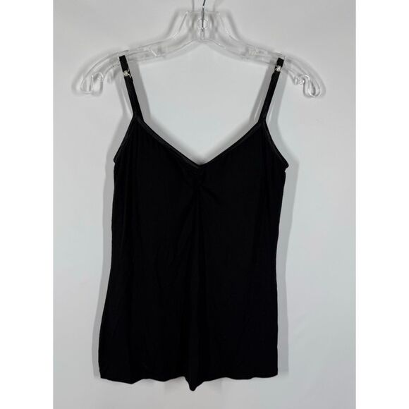 001 Cache black padded shelf bra tank top size medium - Picture 7 of 7